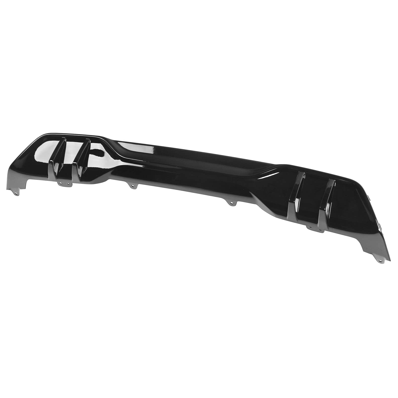 IKON MOTORSPORTS Rear Bumper Lip Diffuser for 2019-2025 BMW G05 X5 M Sport | PP MP Style Gloss Black Bumper Protector | Enhances Aerodynamics & Style for Street & Track Performance