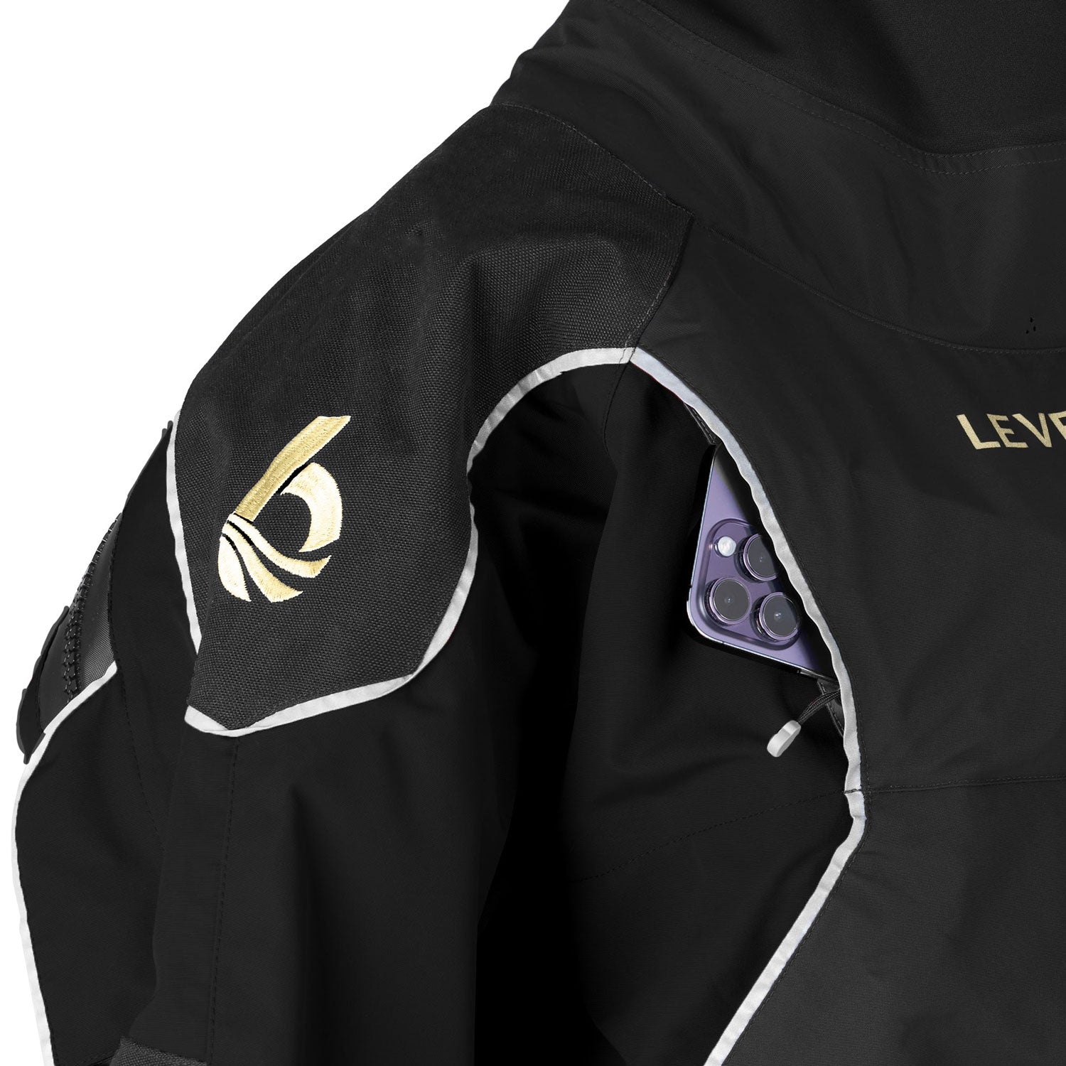 Level Six Emperor Blackout Dry Suit - Premium Waterproof Diving & Kayaking Gear for Extreme Cold Weather Protection