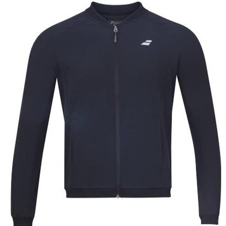 Babolat Women's Play Jacket - Lightweight Tennis Windbreaker with Zip Front & Side Pockets (Black) - Perfect for Tennis Matches, Training & Outdoor Sports