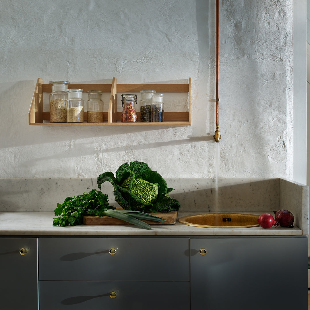 Borge Mogensen B5 Wall Shelf by FDB Mobler - Mid-Century Modern Wooden Shelf for Living Room, Bedroom & Office Storage