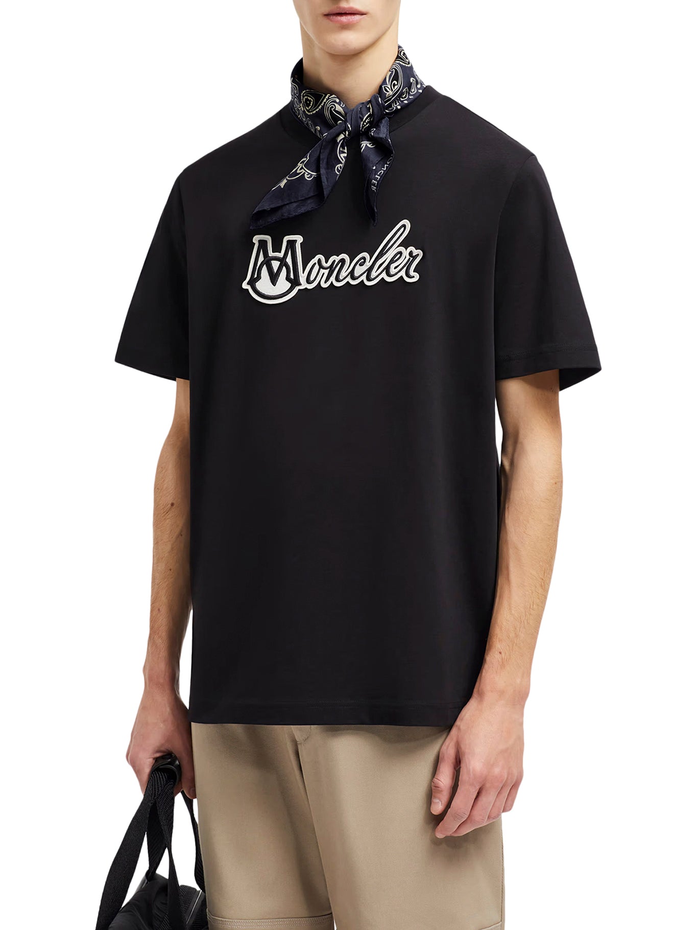 Custom Embroidered Varsity Logo Cotton T-Shirt for Men & Women - Soft Breathable Tee for Sports, School Spirit & Casual Wear