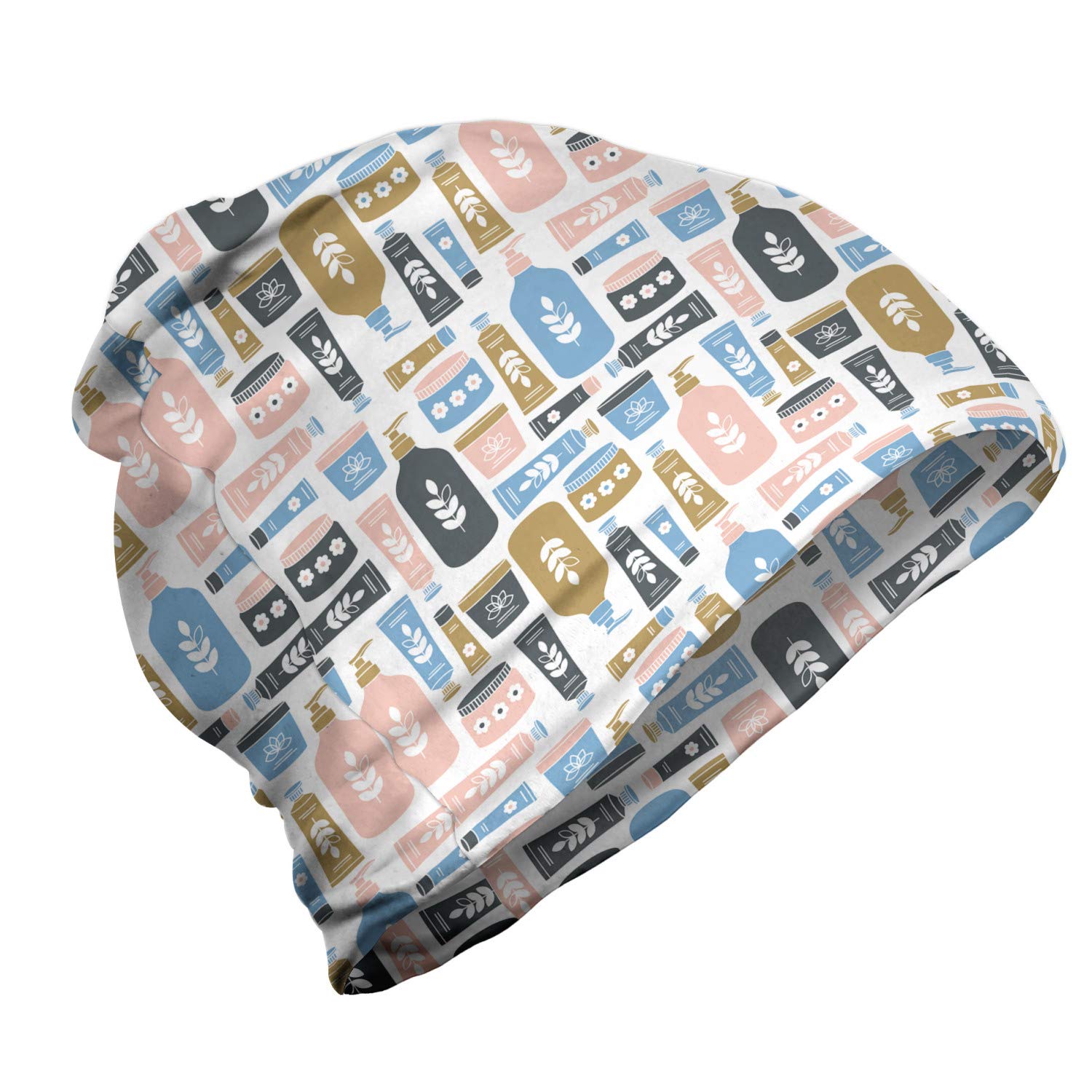 Ambesonne Unisex Beanie - Soft Winter Hat for Men & Women - Multicolor Striped Design - Perfect for Hiking, Outdoor Activities & Cold Weather Fashion