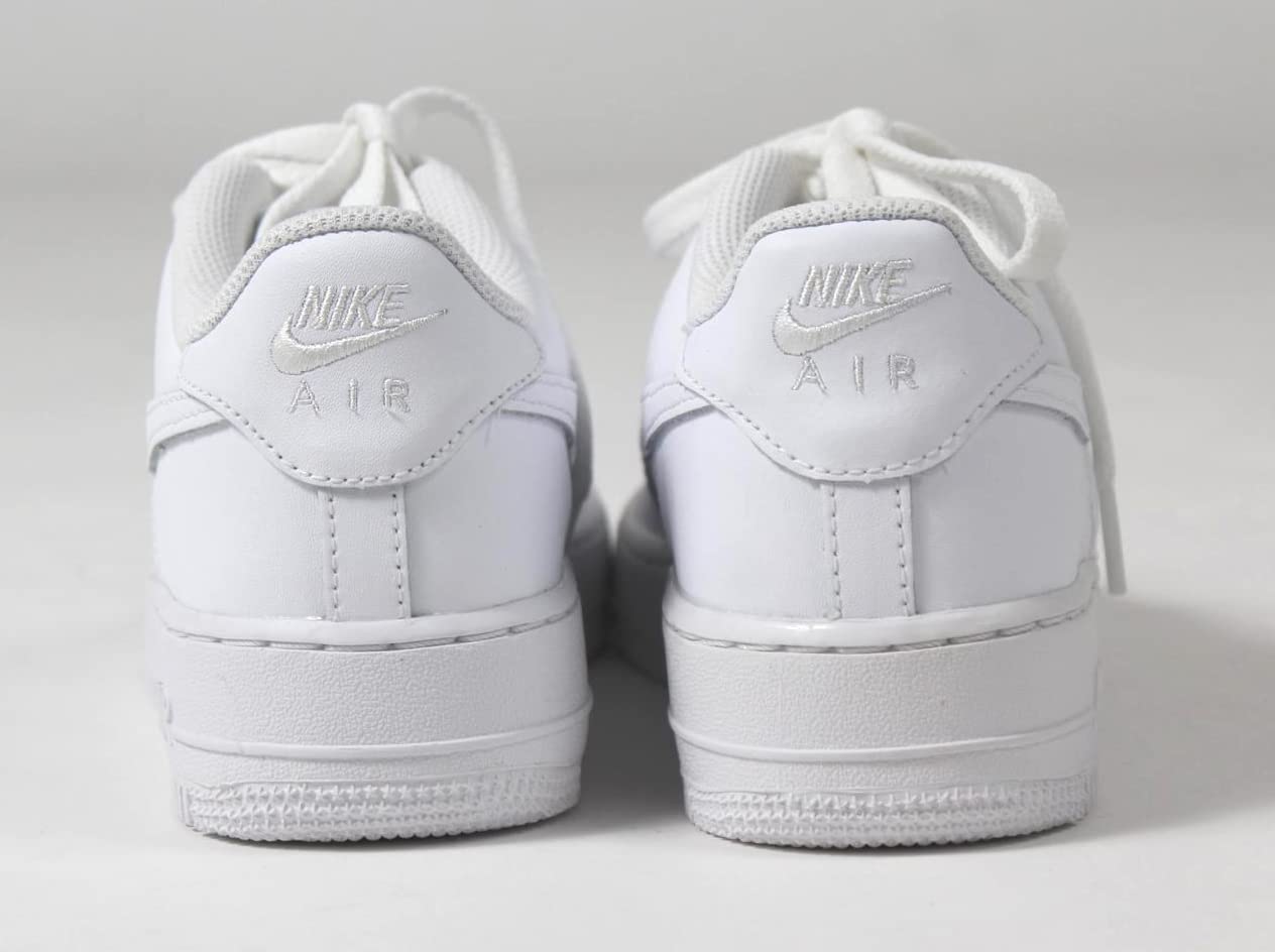 Nike Air Force 1 '07 Men's White Leather Sneakers - Comfortable Athletic Shoes for Running, Gym & Casual Wear