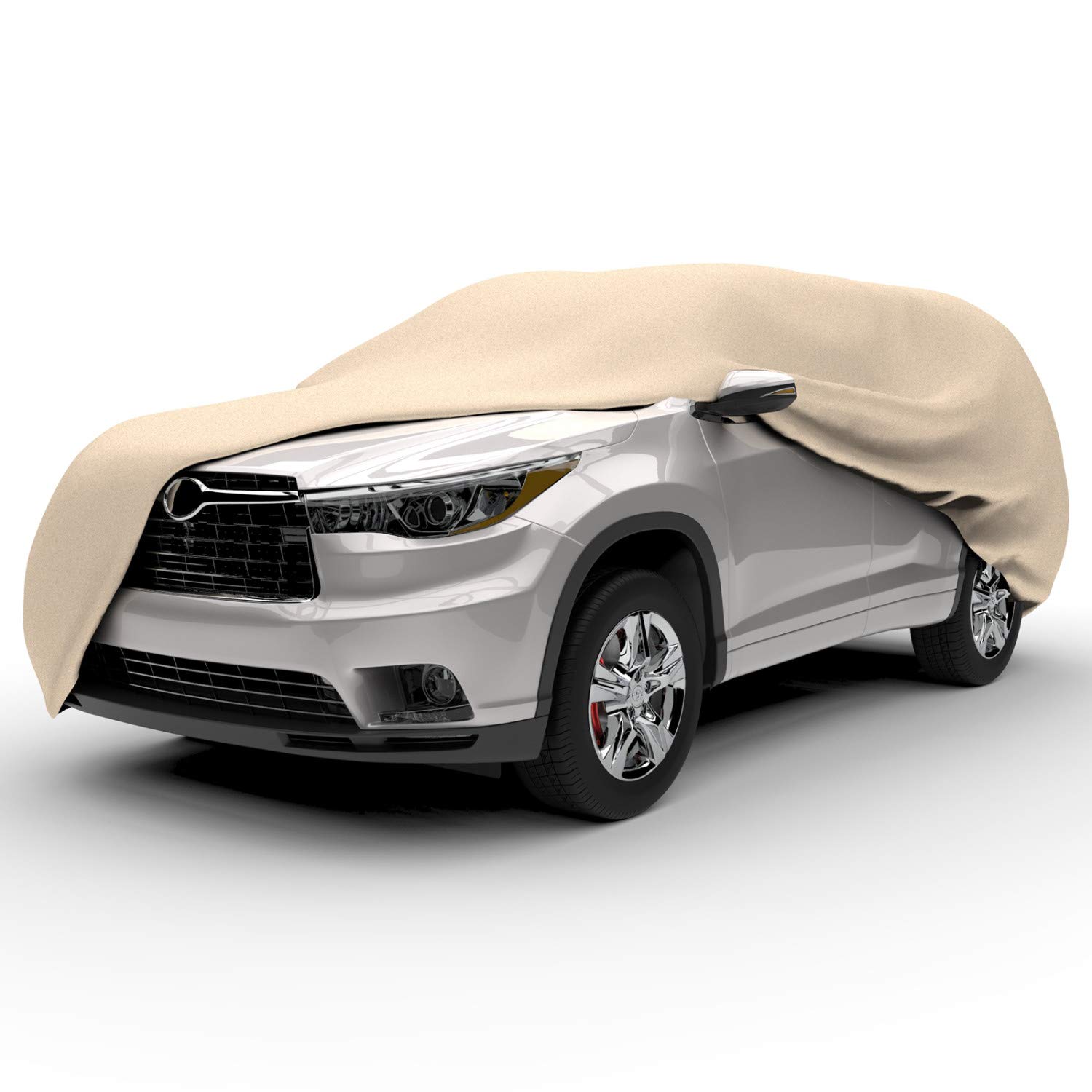 Budge Protector IV SUV Cover - 4 Layer All-Weather Protection, Waterproof, Dustproof, UV Resistant Car Cover for SUVs up to 229