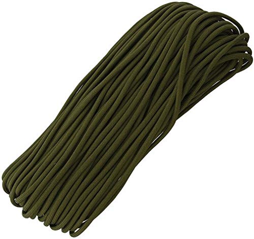 Military Spec Paracord 550 Type III 7-Strand Nylon Rope - OD Green (RG1165H) for Survival, Camping, Hiking & Outdoor Gear