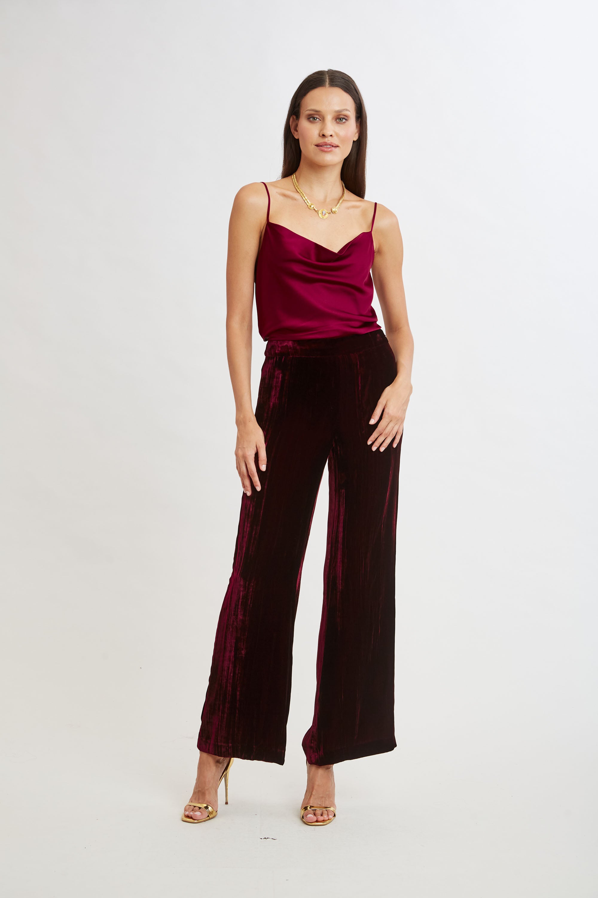 Luxury Stretch Silk Satin Cami Top for Women - Soft & Comfortable Nightwear, Loungewear & Layering Piece - Perfect for Sleepwear, Date Nights and Special Occasions
