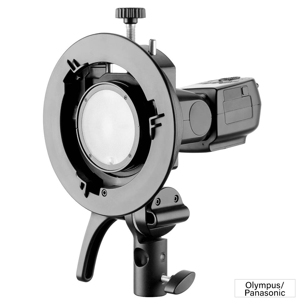 Professional V1 Speedlight Flash for DSLR Cameras with Smart Bracket - Perfect for Portrait, Wedding, and Studio Photography