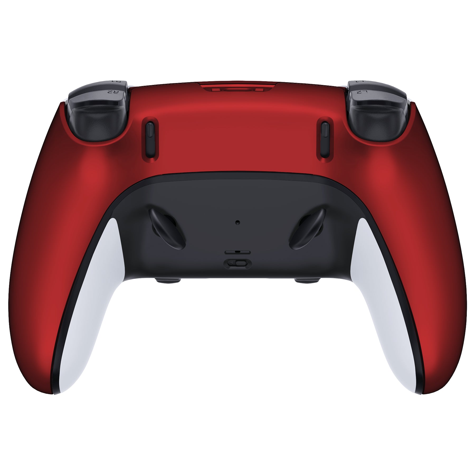 eXtremeRate Replacement Back Housing Bottom Shell for PS5 Edge Controller - Scarlet Red | Durable & Customizable Gaming Accessory for Enhanced Comfort and Grip | Perfect for Competitive Gaming and Long Play Sessions