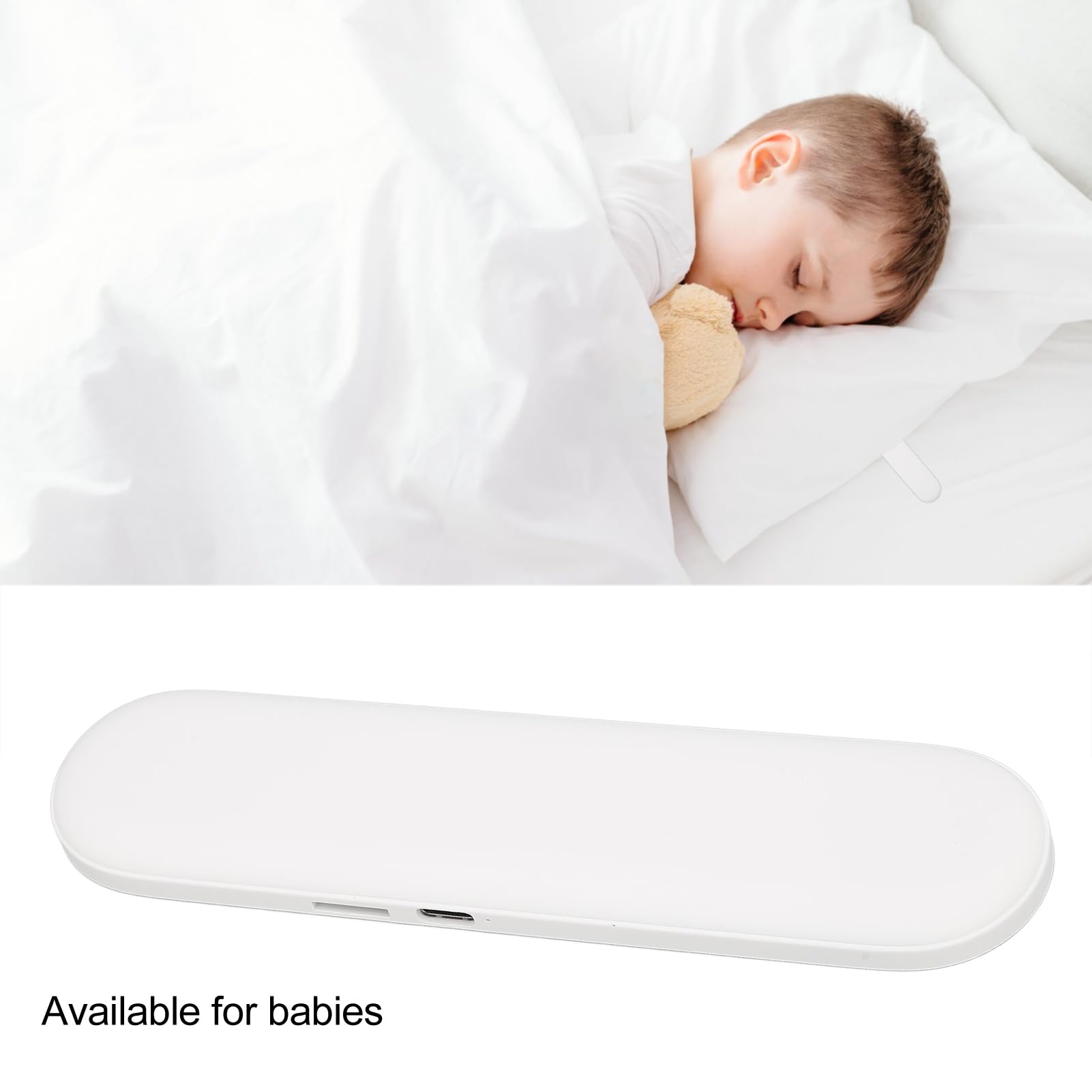Wireless Pillow Speaker with Stereo Bass & Sleep Timer, 20 Hours Playtime for Insomnia Relief & Deep Sleep - White | Perfect for Bedtime Relaxation, Meditation & Nighttime Comfort