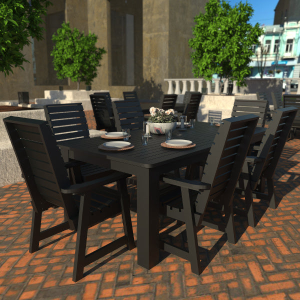 Glennville 7-Piece Dining Set - Modern Wooden Table & Chairs for Kitchen, Dining Room, Patio | Perfect for Family Meals & Entertaining Guests