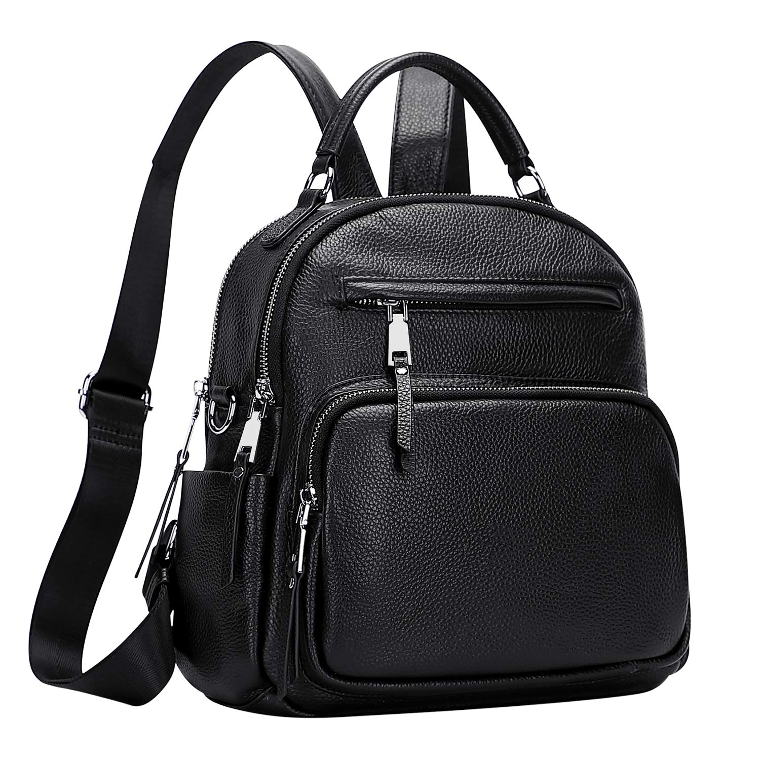 ALTOSY Genuine Leather Backpack for Women - Small Convertible Backpack Purse, 4-in-1 Shoulder Bag for Work, Travel & Daily Use | Durable & Stylish Ladies Handbag