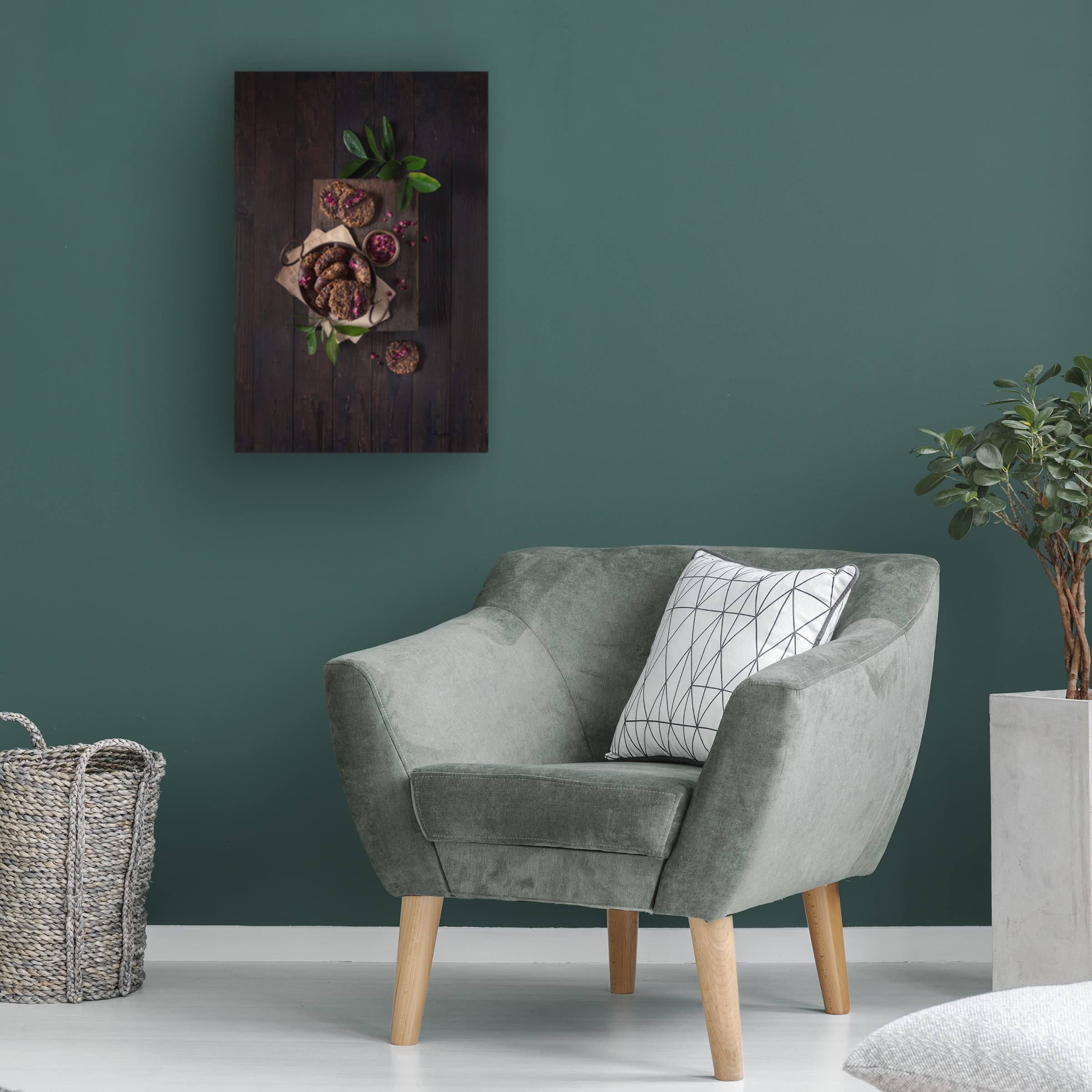 Trademark Fine Art '4 Ingredient Breakfast Cookies' Canvas Wall Art by Diana Popescu - Perfect for Kitchen Decor & Breakfast Nook Inspiration