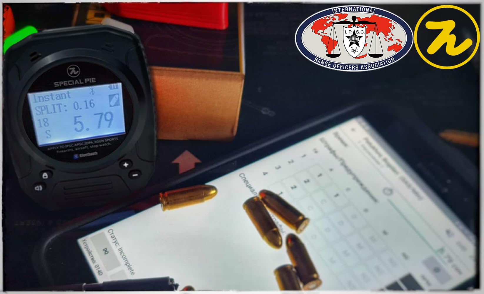 Professional Competition Shot Timer for Shooting Sports - USPSA, IPSC, IDPA, CAS, PRS, 3GUN & Steel Challenge | Precision Range Timer for Training & Practice | Perfect for Target Practice, Competition Prep & Firearm Drills