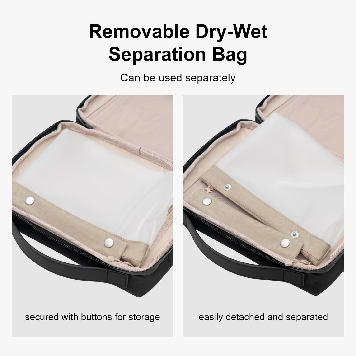 LEVEL8 Waterproof Travel Toiletry Bag for Women & Men - Large Hanging Makeup Organizer with Hook - Perfect for Cosmetic Storage & Travel Accessories - Ideal for Vacation, Gym, Business Trips & Camping