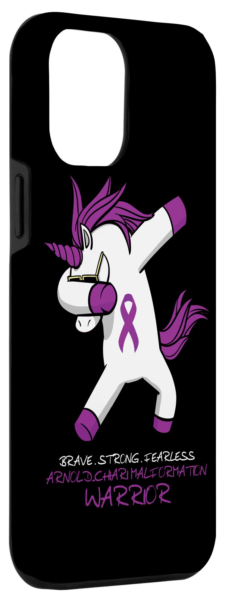 iPhone 12 Pro Max Case - Arnold Chiari Malformation Warrior Awareness - Durable Protective Cover for Daily Use & Special Causes