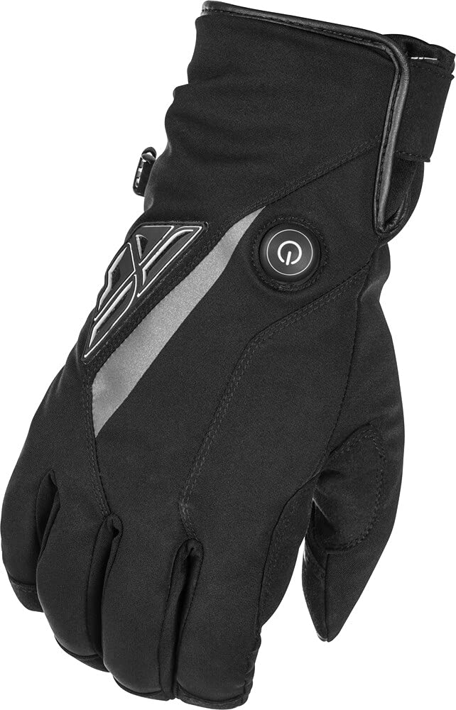 Fly Racing Title Heated Motorcycle Gloves for Men - Windproof & Waterproof Winter Riding Gloves (Black, 3X-Large) - Perfect for Cold Weather Motorcycling, Snowmobiling & Outdoor Sports