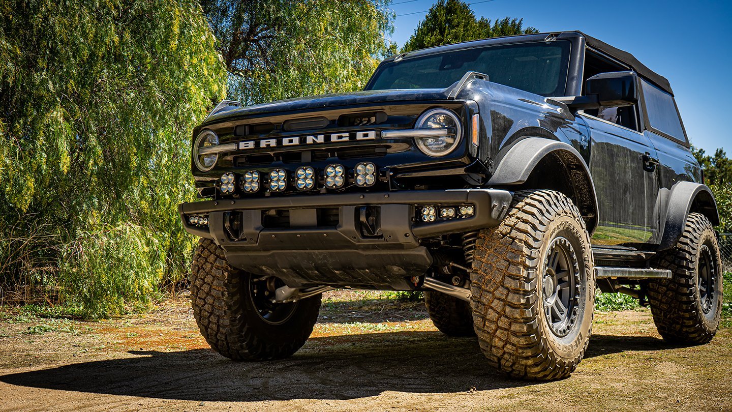 2021-2024 Ford Bronco Baja Designs 6 XL Linkable LED Light Kit - Off-Road Lighting for Adventure & Night Driving