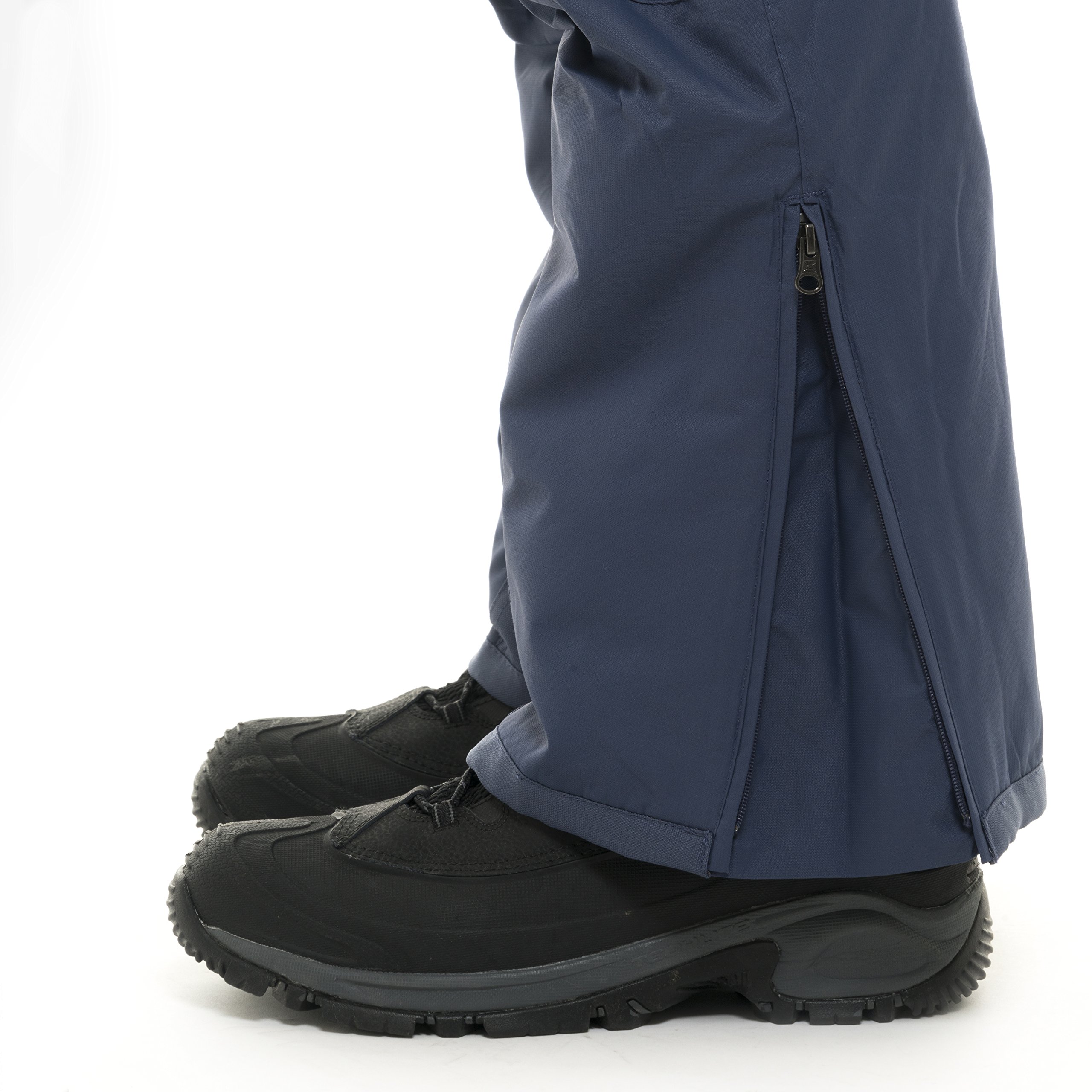 SkiGear Men's Waterproof Insulated Snowboard Ski Pants with Cargo Pockets - Winter Sports, Snowboarding, Skiing & Outdoor Activities