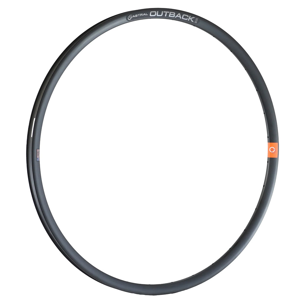 Astral Outback 29/700c Alloy Disc Brake Bike Rim - 32H Black for Mountain & Road Bikes - Perfect for Trail Riding & Commuting