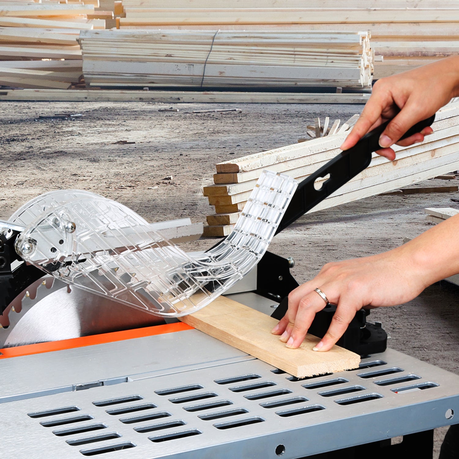 Prostormer 10 Inch 15A Table Saw - Powerful Multifunctional Woodworking Tool for DIY Projects, Carpentry & Home Improvement