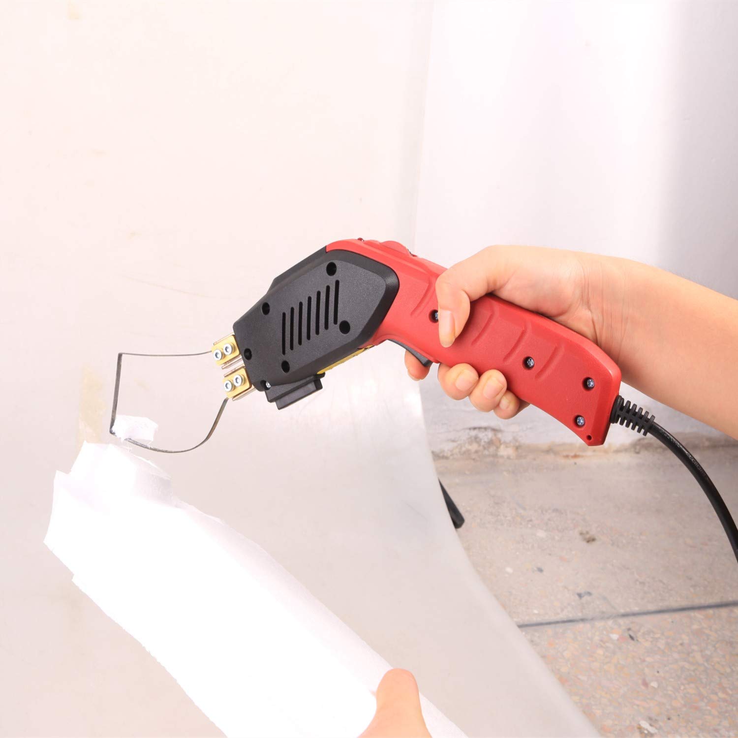 110V 200W Electric Foam Cutter - Hot Wire Styrofoam Cutting Tool with Flexible Bending Blade & Accessories for DIY Sculpting, Model Making, Arts & Crafts Projects
