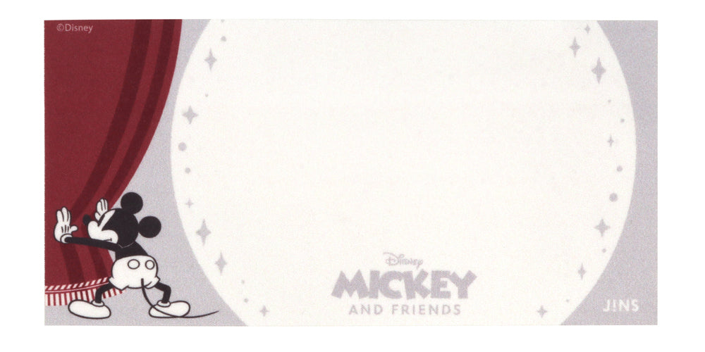 JINS x Disney Mickey & Minnie Kids Eyeglasses Frame 021 492 - Stylish & Comfortable Eyewear for School, Reading & Daily Wear
