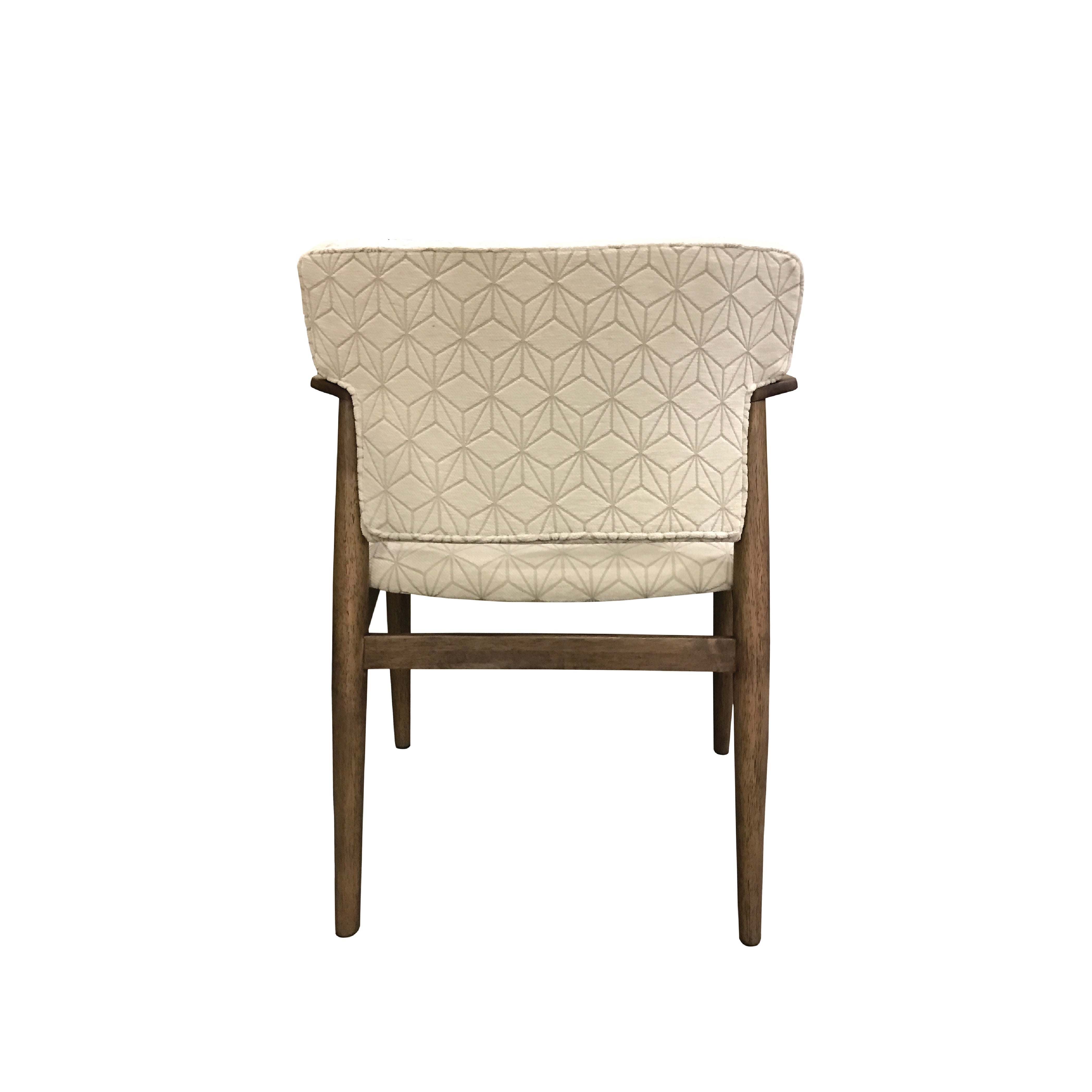 Philos Retro Dining Armchair - Vintage Style Wooden Chair for Kitchen, Dining Room & Cafe - Comfortable & Durable Home & Commercial Use