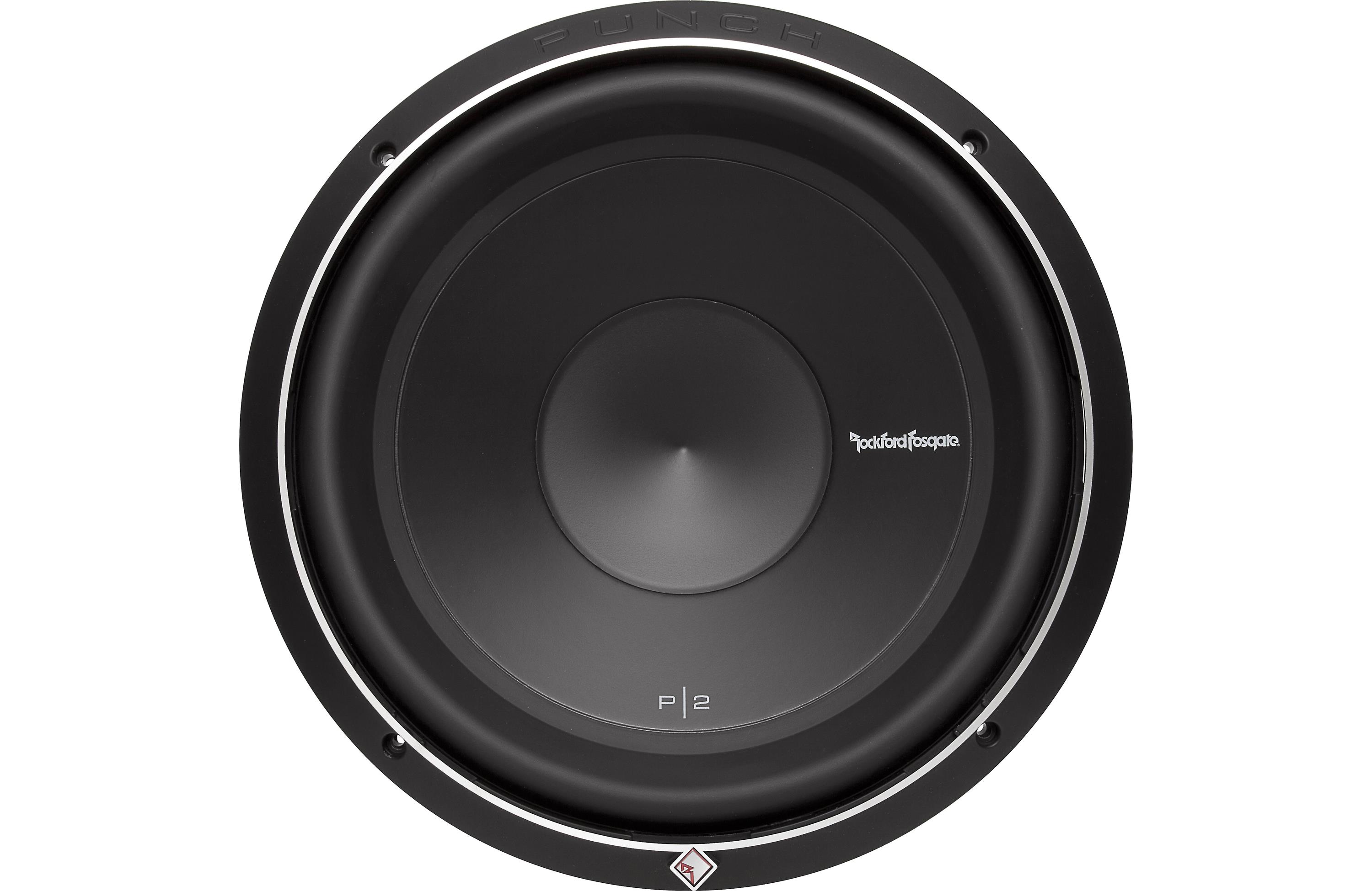 Rockford Fosgate P2D4-15 12-Inch Car Subwoofer - 800W Peak Power, Dual 4 Ohm Voice Coil for Deep Bass - Perfect for Car Audio Systems & Home Theater Setups