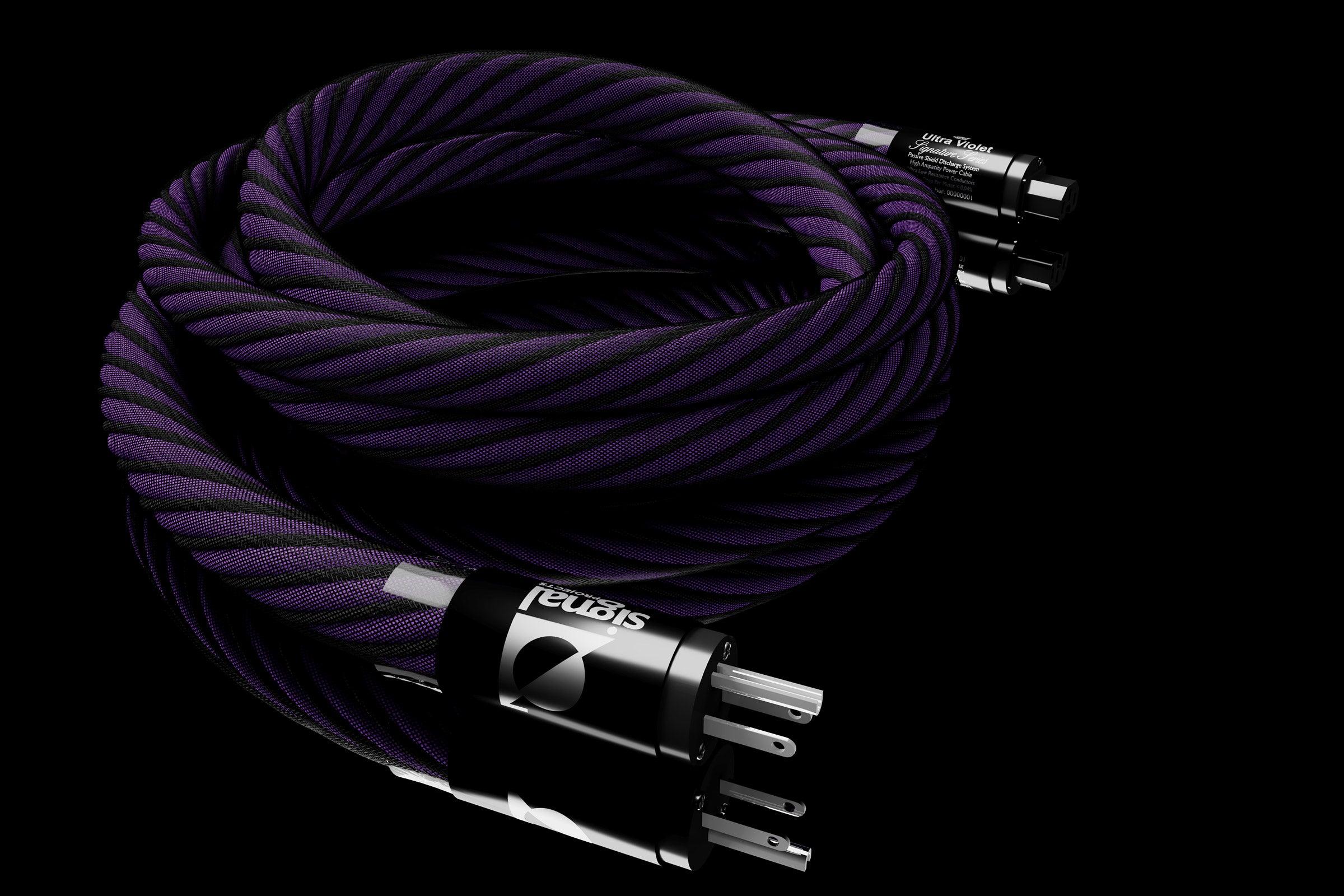 Signal Projects Ultraviolet Power Cable - High-Performance USB Charging Cable for Fast Charging | Durable & Tangle-Free Design | Perfect for Home, Office & Travel Use