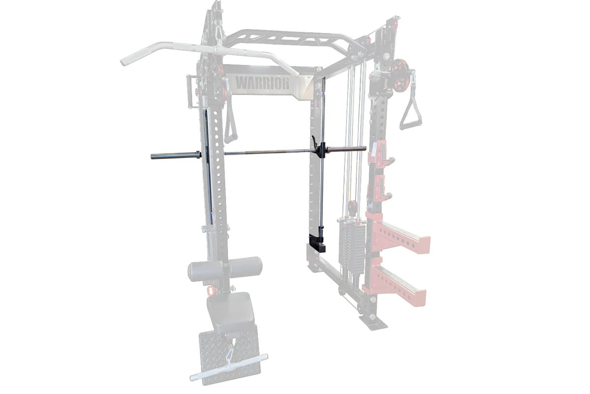 Warrior 3.0 Cable Crossover Pulley Power Rack Gym System with Lat Pulldown - Home & Commercial Gym Equipment for Strength Training & Fitness Workouts