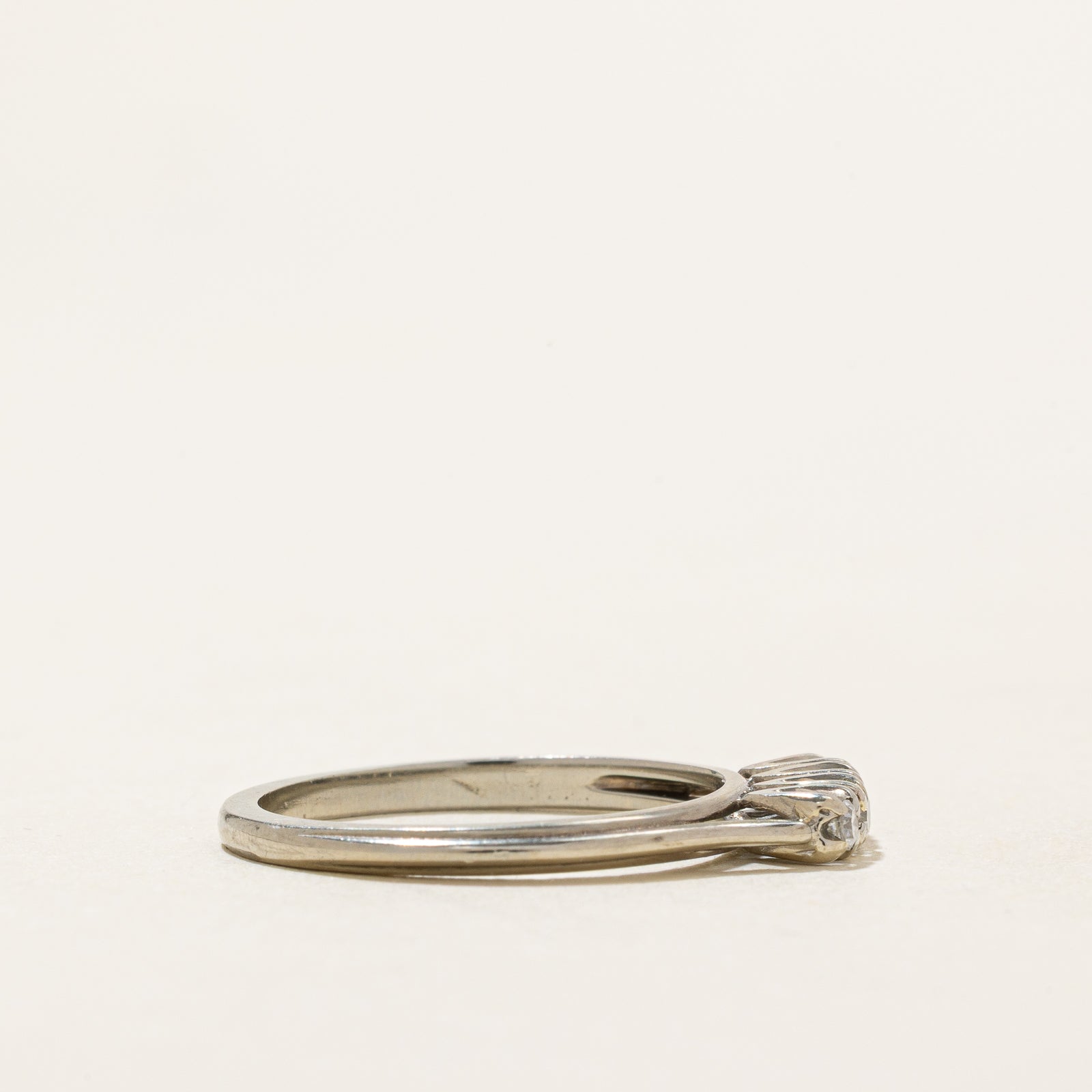 Exquisite High Set Four Stone Diamond Ring | 0.11ctw | Size 6 | Perfect for Engagement, Anniversary & Special Occasions