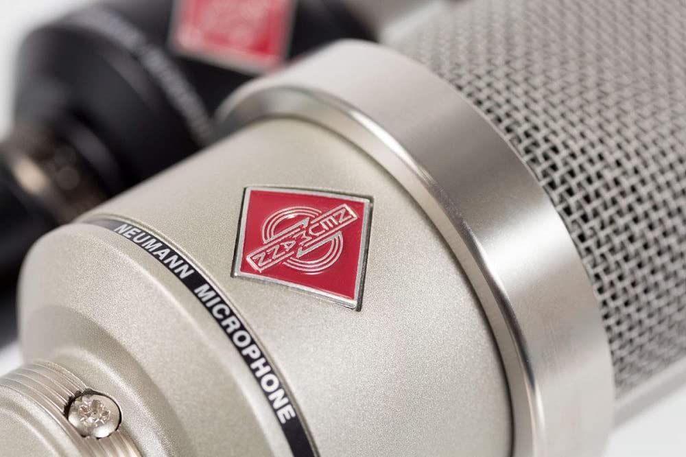 Neumann TLM 102 Professional Studio Condenser Microphone - Nickel Finish for Vocals, Podcasting & Music Recording