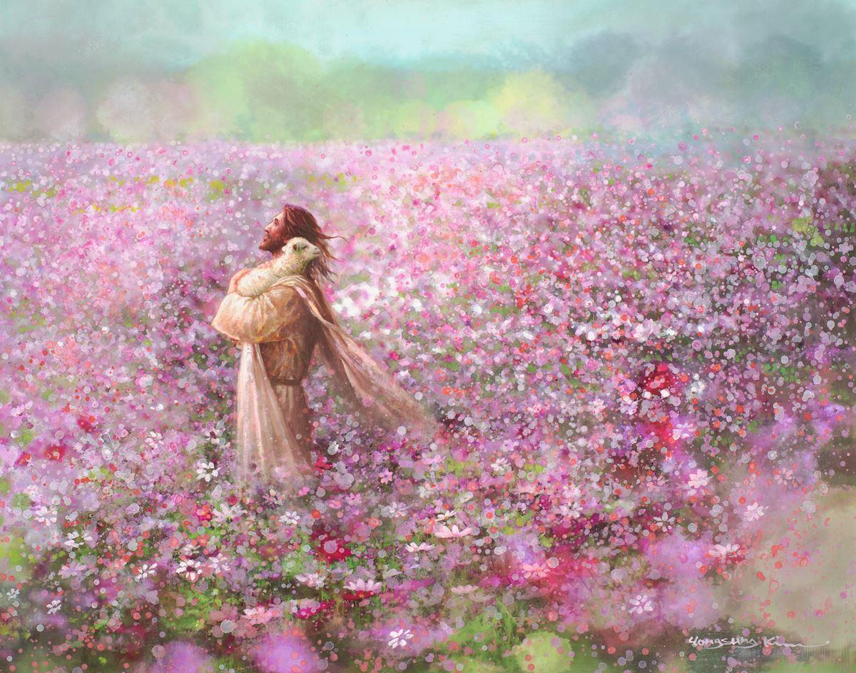 Calming Embrace by Yongsung Kim - Premium Wall Art Print for Home & Office Decor - Perfect for Living Room, Bedroom, and Meditation Spaces