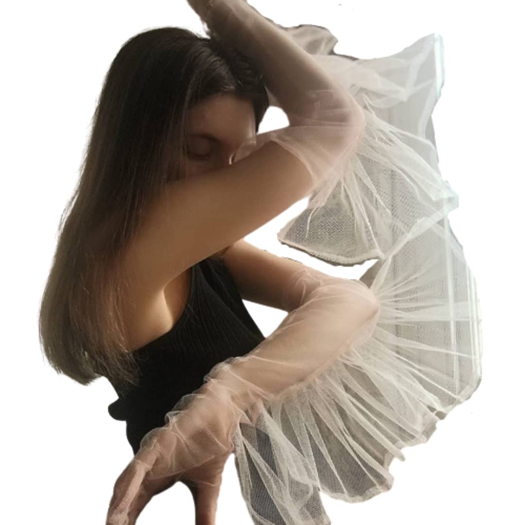 Fairy Lace Arm Warmers - Gothic Grunge Accessories for Cosplay & Fashion
