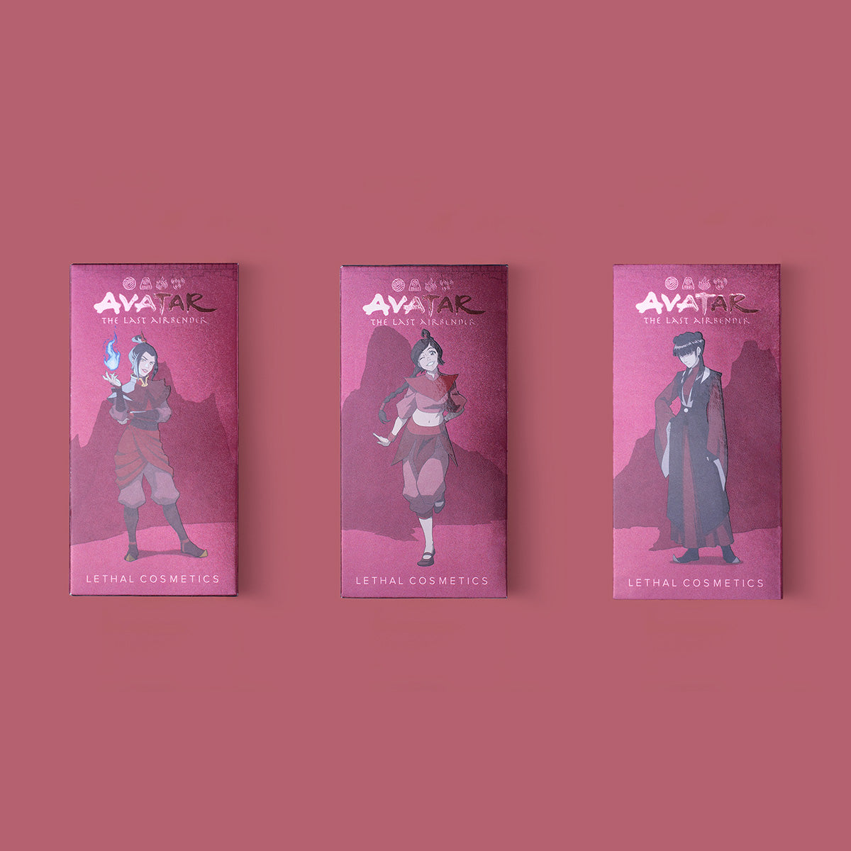 Avatar The Last Airbender Inspired Lipstick - Long Lasting Matte Liquid Lipstick Set (6 Colors) | Perfect for Cosplay, Halloween, and Anime Themed Makeup