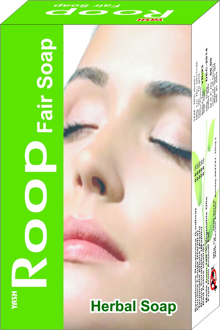 YASH Roop Fair Soap - 6 Pack Skin Brightening & Glowing Soap Bar for Face & Body - Natural Ingredients for Even Skin Tone & Radiant Complexion - Perfect for Daily Skincare Routine & Gifting