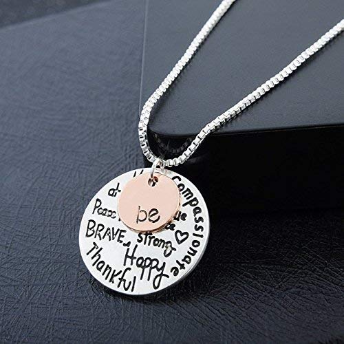 Inspirational Graffiti Charm Necklace 18