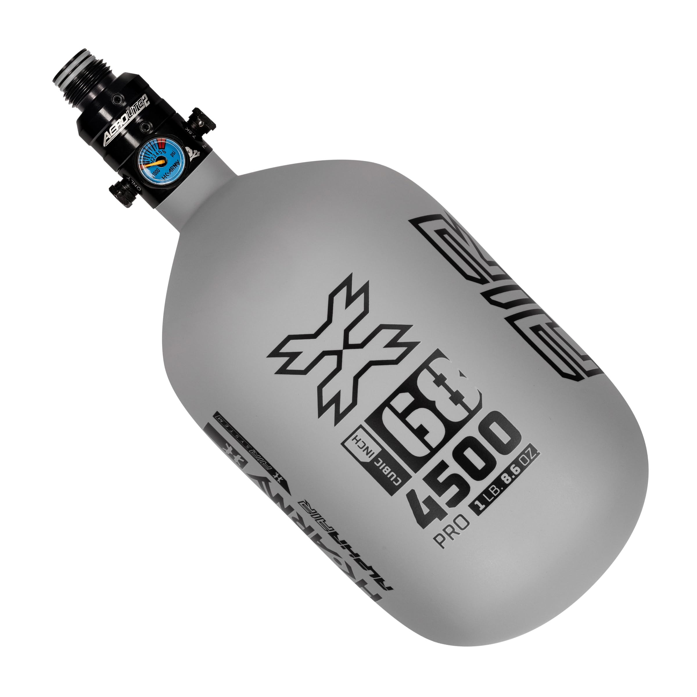 HK Army HPA Paintball Tank - Lightweight Pro Alpha Air Carbon Fiber Compressed Air Tank PRO Reg 4500psi - Perfect for Tournament Play & Outdoor Paintball Games
