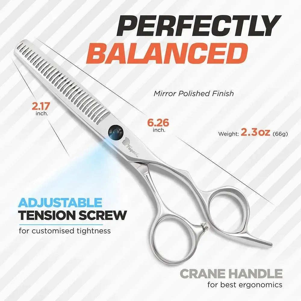 Professional Ultra-Thin Hair Thinning Shears for Stylists - Precision Texturizing & Blending Scissors for Salon & Home Haircutting