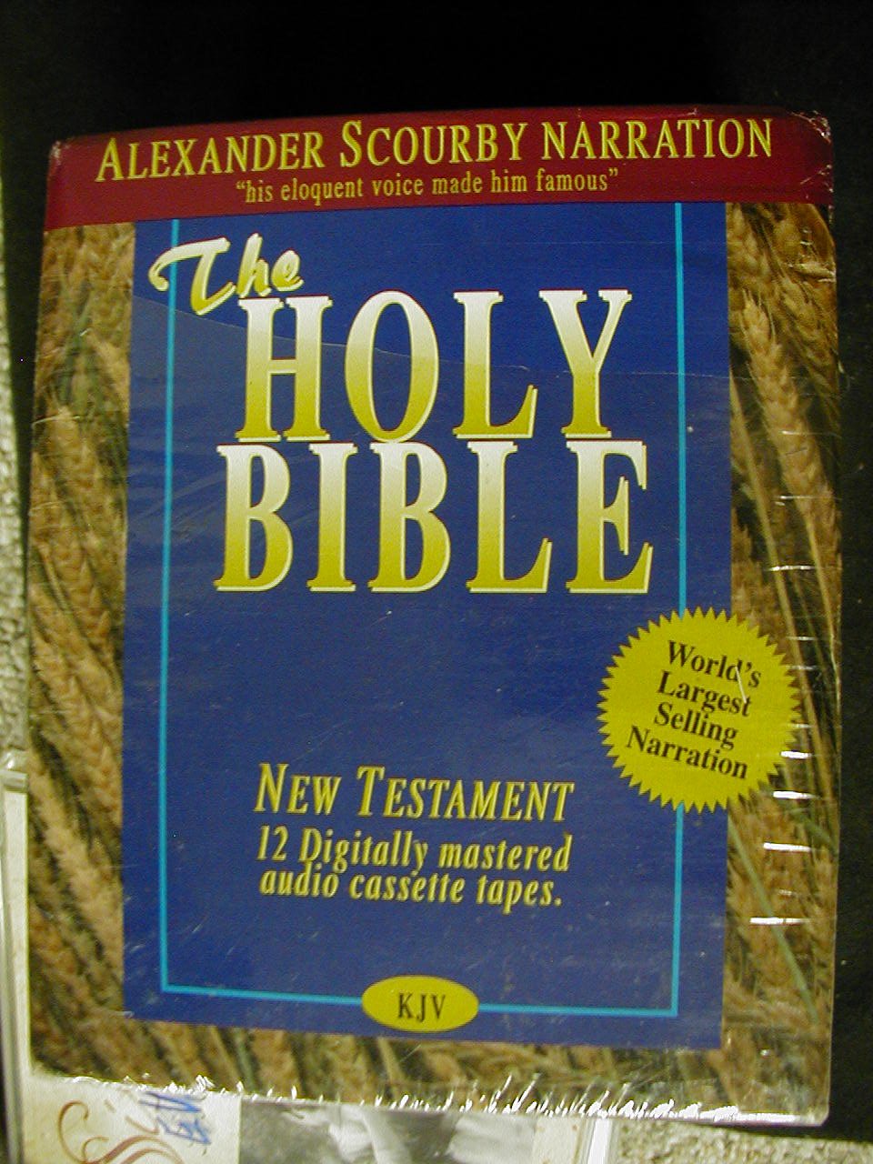 The Holy Bible New Testament - Complete 12 Cassette Tapes Set for Audio Bible Study, Christian Meditation & Car Listening