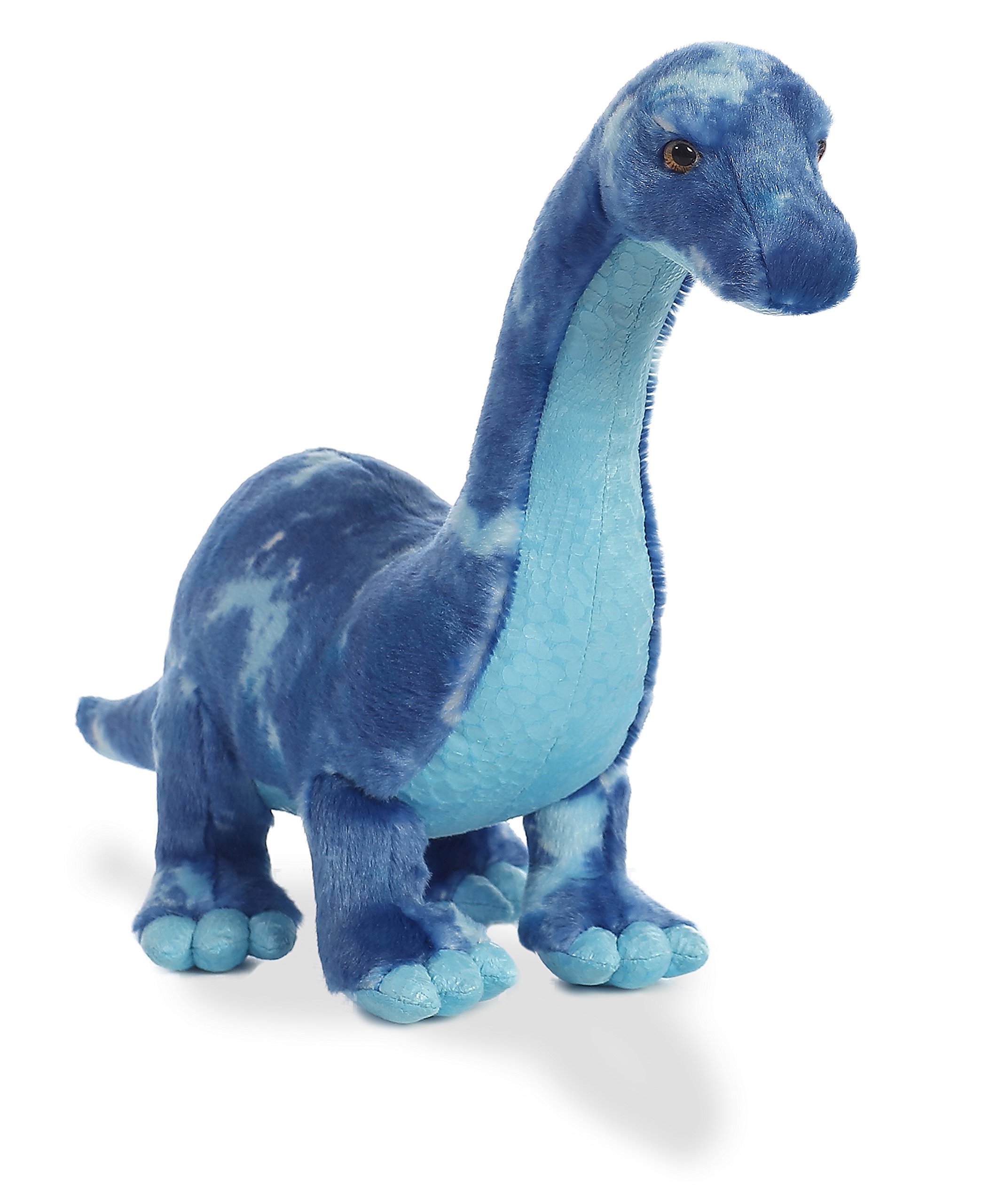Aurora® Ferocious Dinos & Dragons Brachiosaurus Plush Toy - 18.5 Inch Blue Dinosaur Stuffed Animal for Kids, Prehistoric Soft Toy Gift for Boys & Girls - Perfect for Bedtime Cuddles, Playtime Adventures & Dinosaur Theme Decor