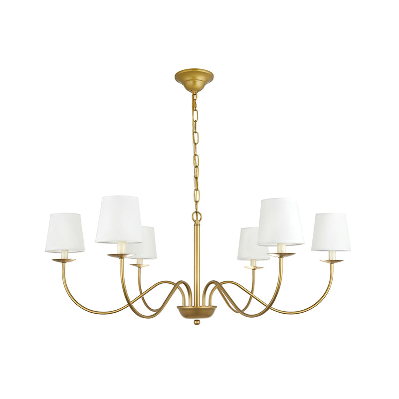 Eclipse Chandelier - Modern Crystal Ceiling Light Fixture for Dining Room, Living Room & Bedroom | Elegant Home Decor Lighting