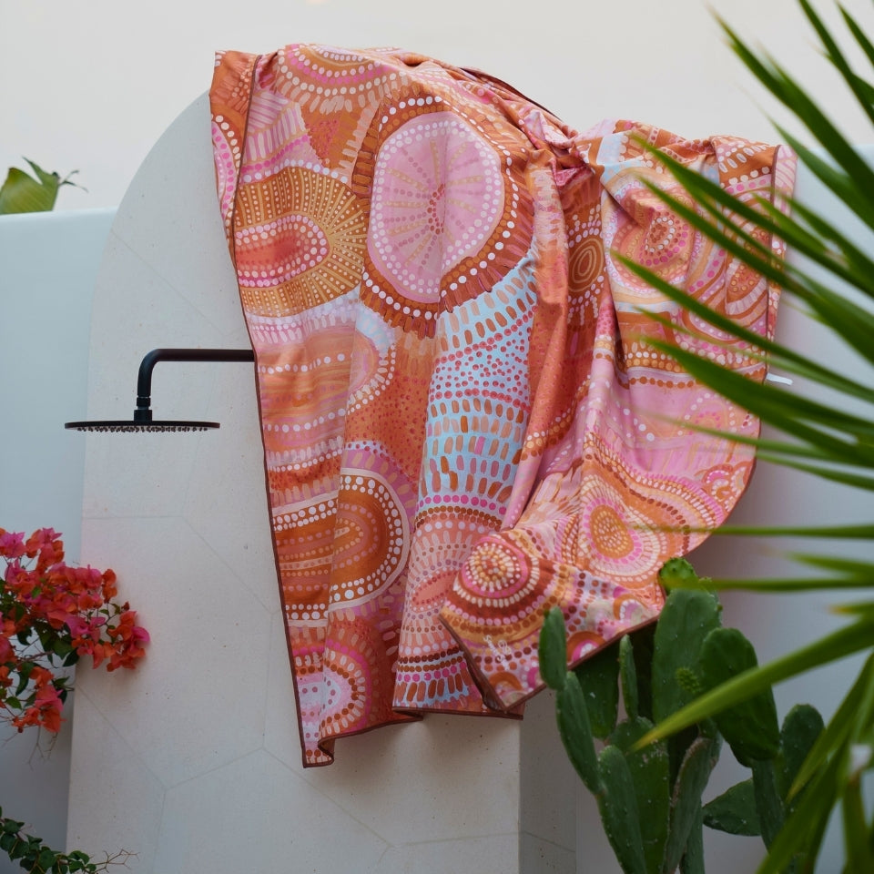 XL Pleiades Sand-Free Beach Towel - Quick Dry, Ultra Absorbent & Lightweight - Perfect for Pool, Beach, Travel & Outdoor Activities