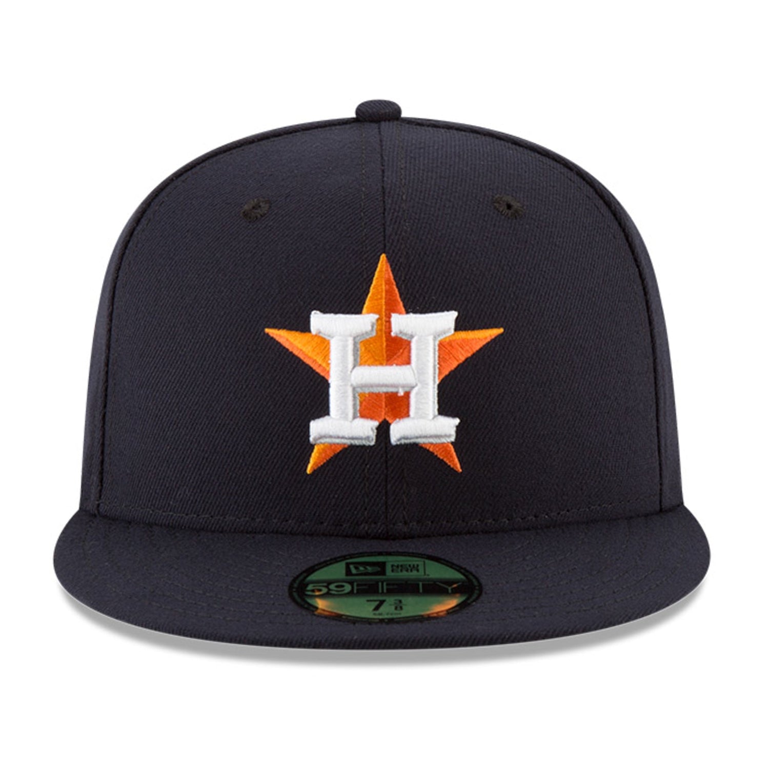 New Era 59Fifty Authentic MLB Houston Astros Baseball Cap - Navy Blue Adjustable Fitted Hat for Men & Women | Perfect for Games, Sports Fan Gifts & Everyday Wear