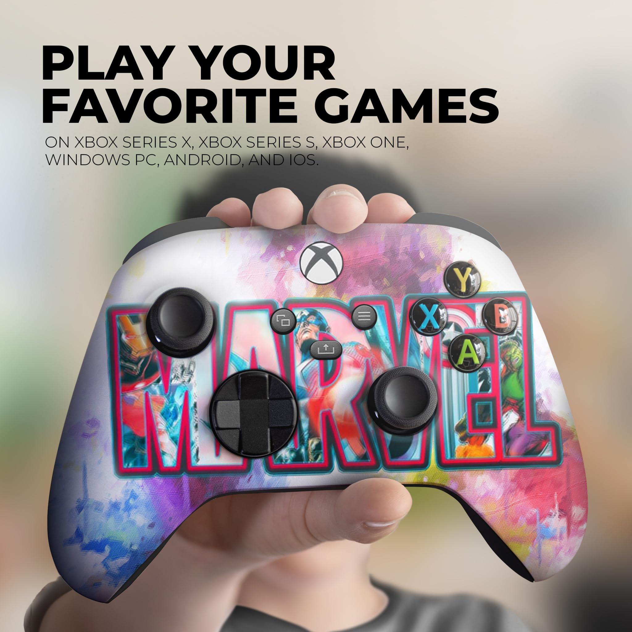 Wireless Xbox Controller for Xbox One & Series X/S - Custom Hydro-Dip Printed Gamepad (Not Just a Skin) | Officially Licensed | Perfect for Gaming, Streaming & Esports Tournaments