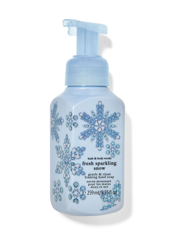 Fresh Sparkling Snow Gentle & Clean Foaming Hand Soap - 8.75 fl oz (259 mL) Each, Full Size, Pack of 2 - Refreshing Scent for Bathroom, Kitchen & Office Use