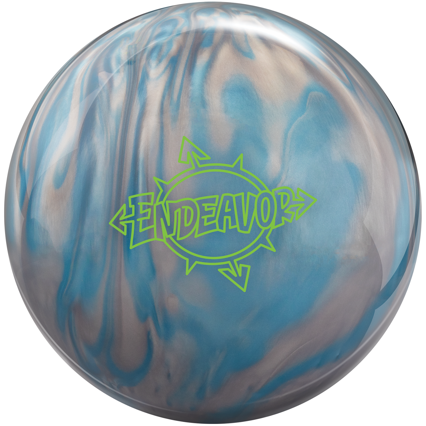 Brunswick Endeavor Bowling Ball - High Performance Reactive Resin for Strikes & Spares | Perfect for League Play & Tournament Competitions