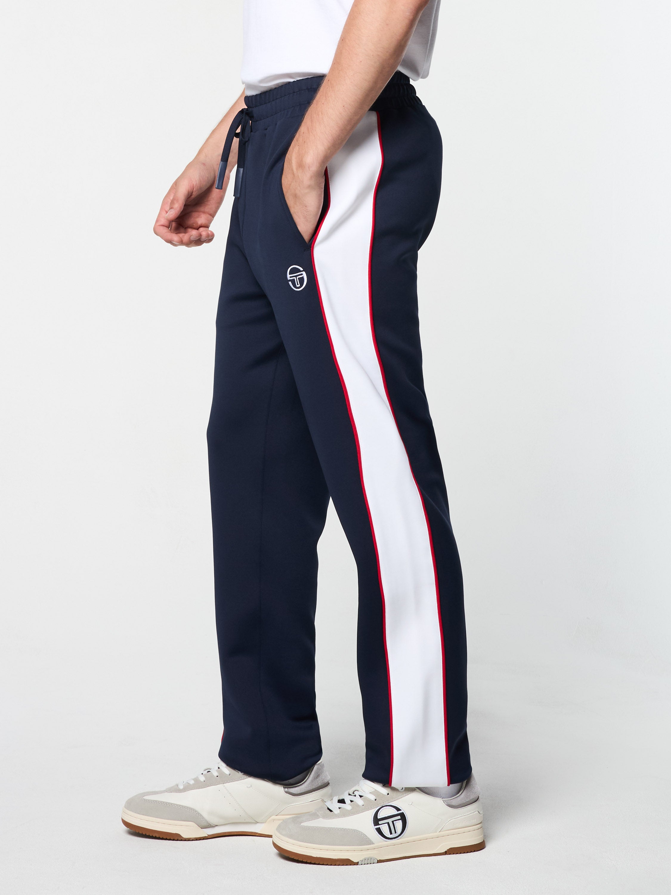 Melfi Diver Track Pants for Men - Water-Resistant Joggers with Elastic Waistband, Lightweight & Breathable - Perfect for Running, Gym Workouts & Outdoor Activities (Maritime Blue)