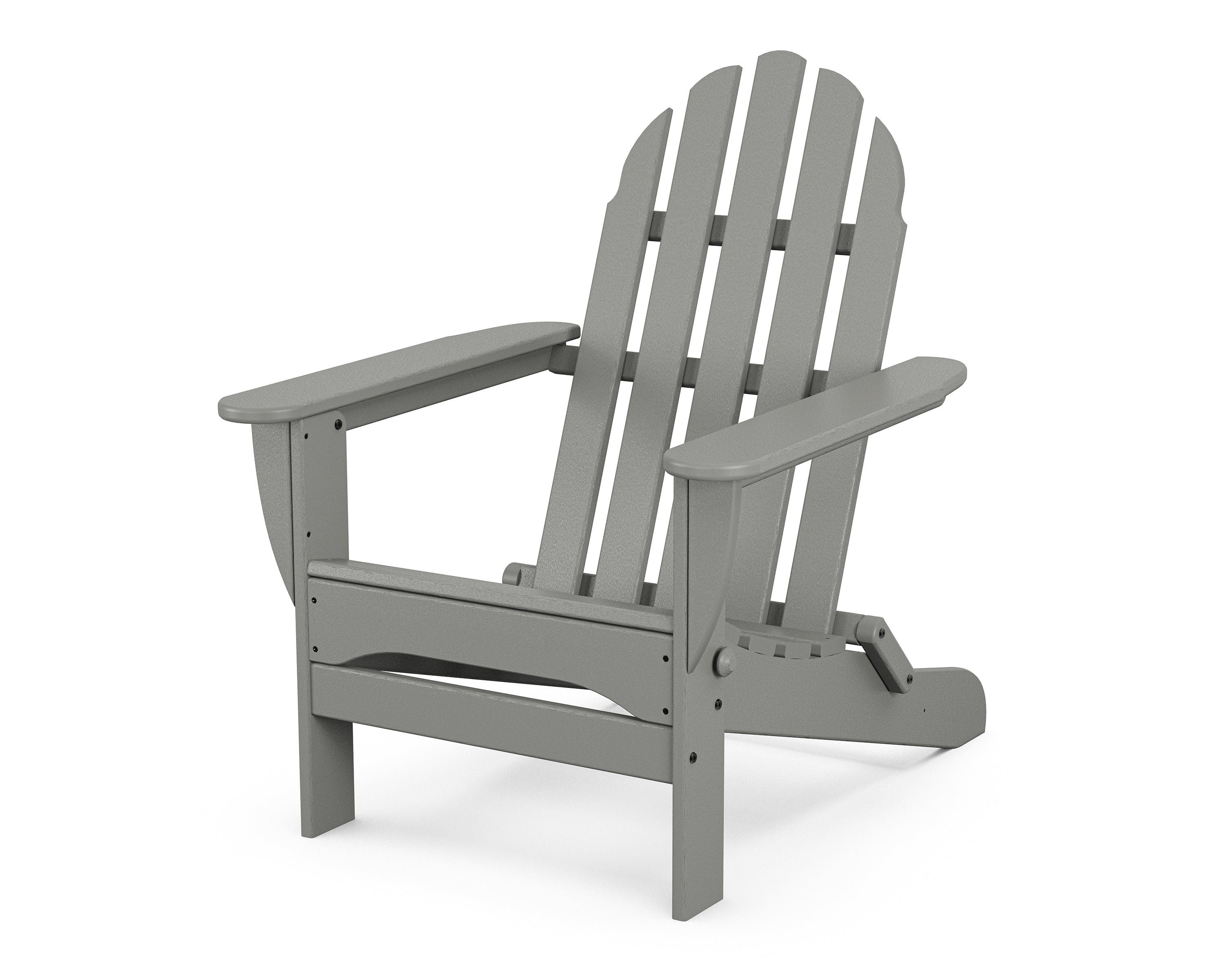 POLYWOOD Classic Folding Adirondack Chair - Outdoor Patio Furniture, Durable Recycled Plastic, Weather-Resistant (Multiple Colors) - Perfect for Backyard, Poolside, Garden & Deck Relaxation