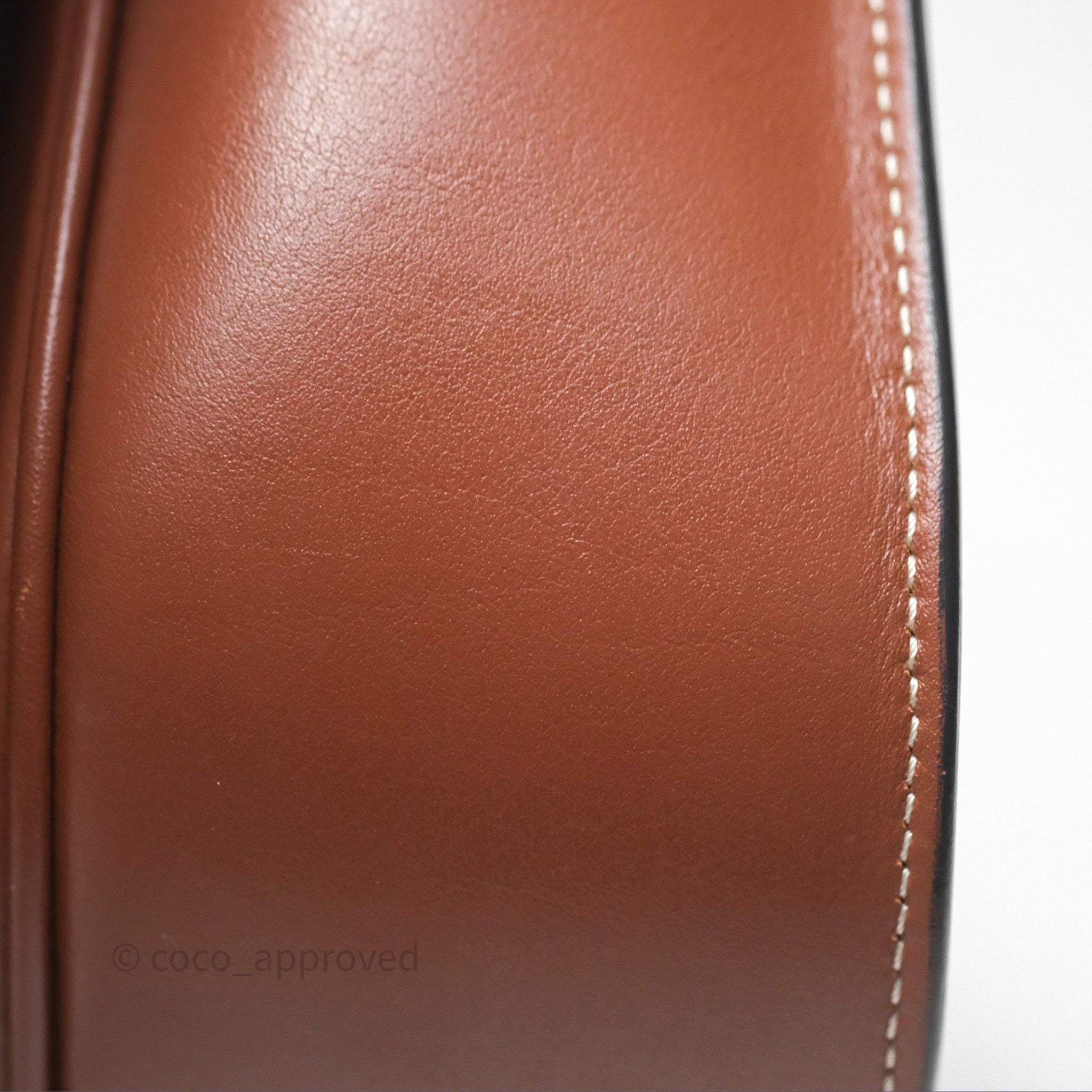 Celine Folco Triomphe Leather Crossbody Bag in Smooth Tan Calfskin - Perfect for Work, Travel & Everyday Elegance
